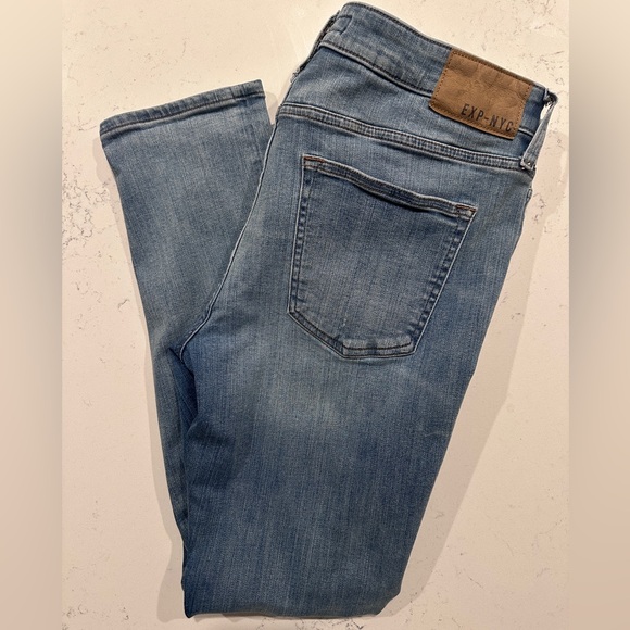 Men’s Express Medium Wash Skinny Jeans - Picture 4 of 7